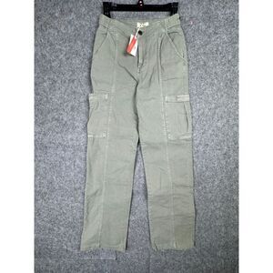 Marine Layer Cargo Pants Women's Size 2 Straight Leg Amara Olive Green NWT